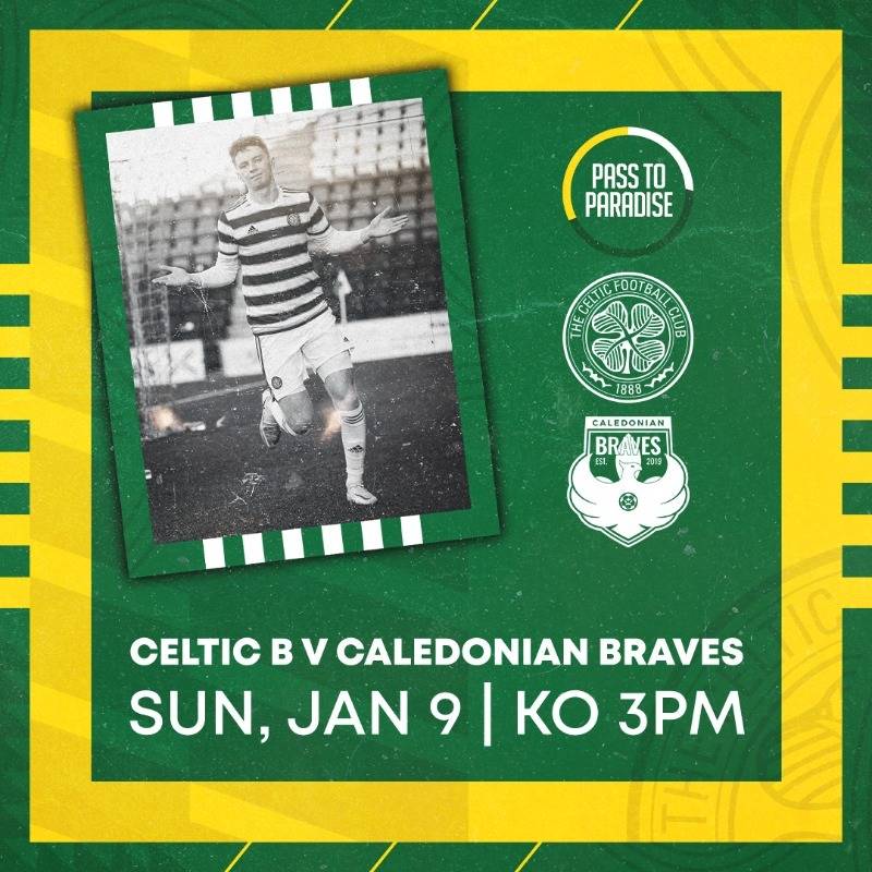 Watch Celtic B Team on Sunday