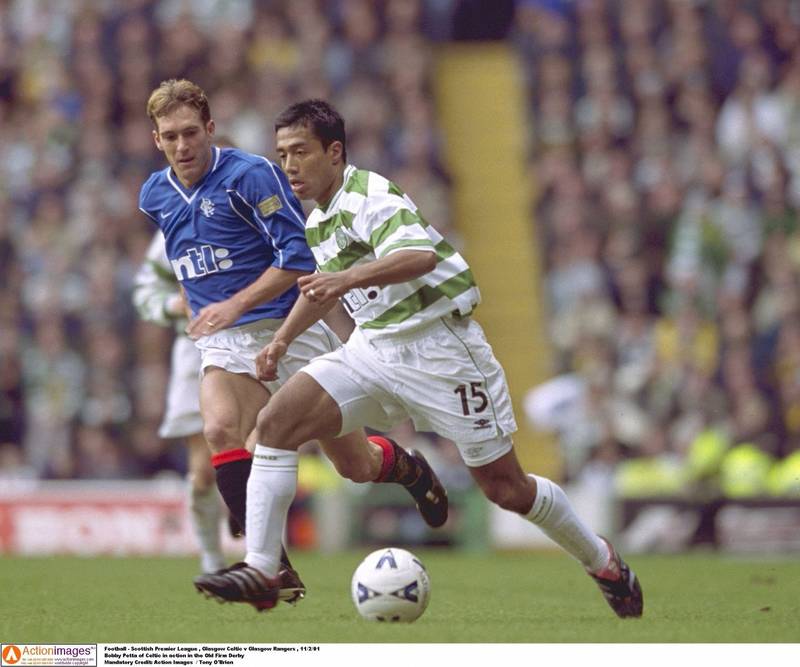 Former Celtic hero takes van Bronckhorst for a wee spot of lunch