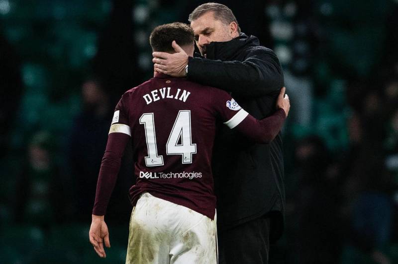 Celtic’s Ange Postecoglou jokes over Hearts’ Cammy Devlin’s claim fellow Australian is universally popular in Scotland