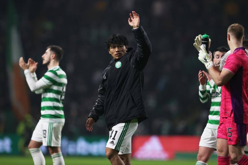 Videos: Reo Hatate scores his first belter for Celtic and Giakoumakis scores a cheeky backheel