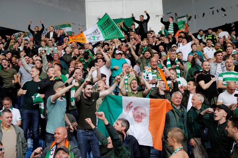 Awesome video- watch as Celtic fans cheering Matty Wright’s Ross County equaliser stopped the band in mid-flow!