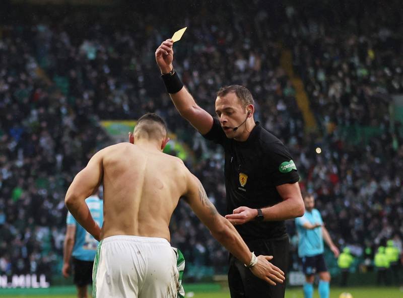 Video: Celtic denied clear penalty but overcome referee Gavin Duncan to go three points clear in title race