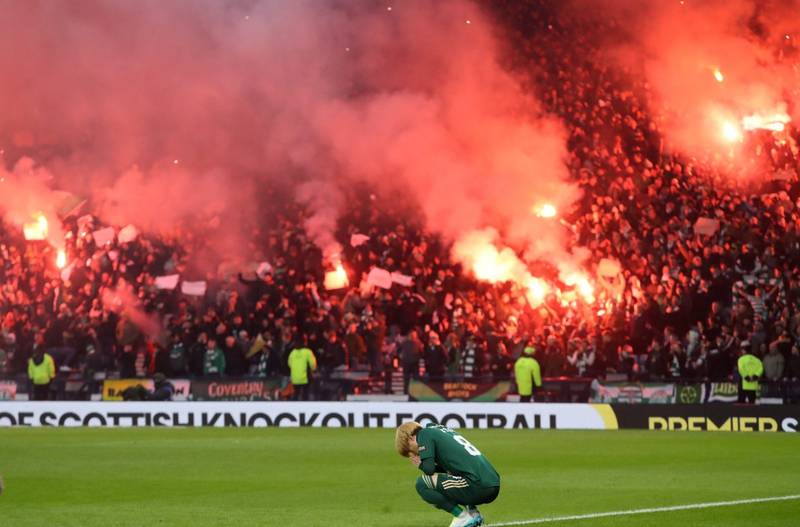 Class fan video of Celtic supporters celebrating Ange under Parkhead stands