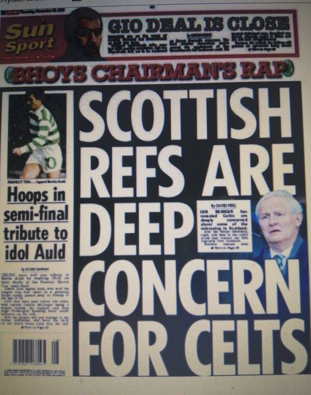 After the Beaton call is it time for Ian Bankier to speak out about his deep concerns over referees?