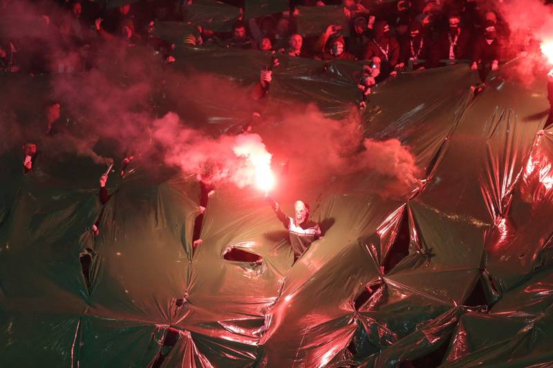 Incredible pyro footage that should serve as a warning to Celtic fans