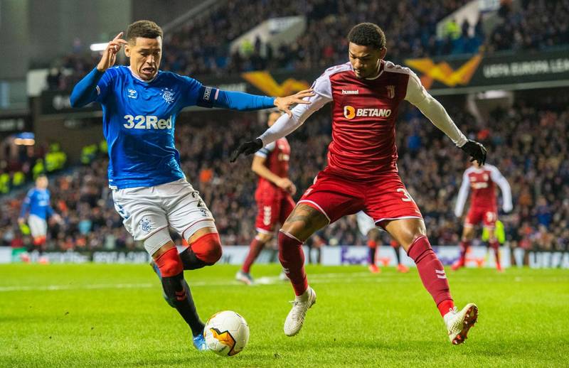 Why ex-Celtic ace rates Rangers chances of beating Braga as ‘40 per cent’