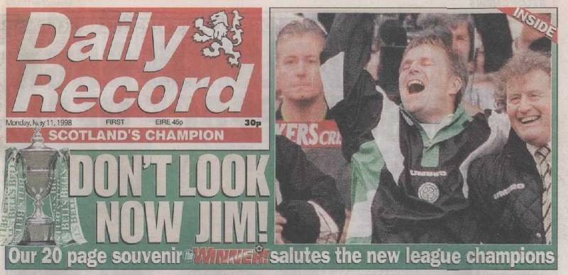 Jim White is outed by the Daily Record