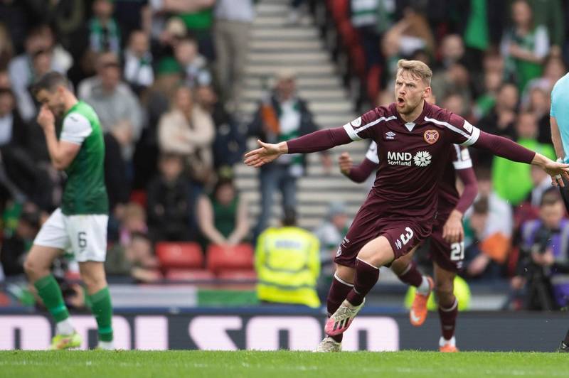 Hearts book place in Scottish Cup final against Rangers or Celtic after victory over Hibs in feisty Hampden clash