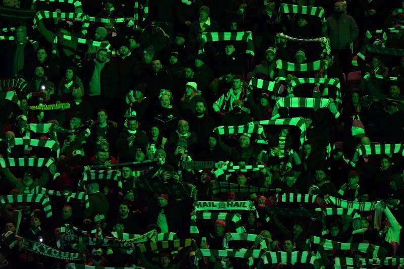 Virals: Celtic fans are firmly getting behind the Bhoys in big numbers