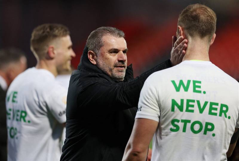 Scenes! Video shows how the Celtic players celebrated in the Tannadice dressing room