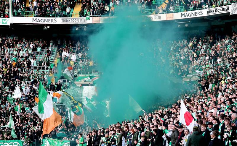 Stunning Celtic Park footage emerges as fans celebrate famous win