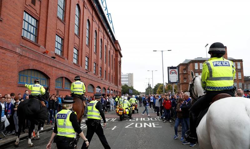 Significant number of football fans intent on causing disorder- Police Scotland issue Ibrox statement