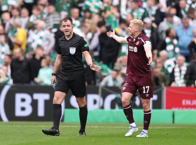 Ref Who Has Allowed Several Thuggish Assaults On Celtic Players Given Our Game.