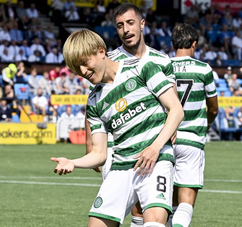 Kyogo Furuhashi confesses to Ange Postecoglou teasing as Celtic striker stretches goal target