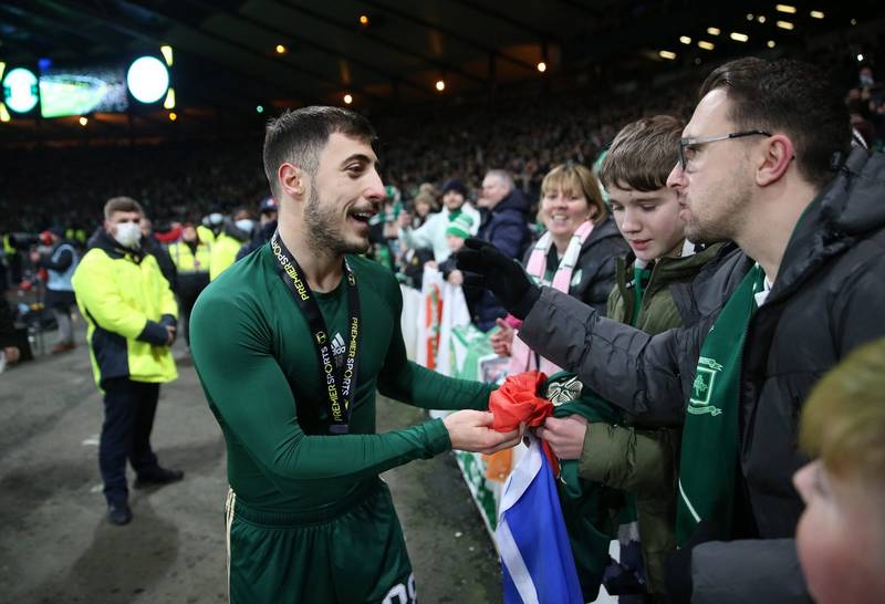 Defender celebrates Celtic anniversary