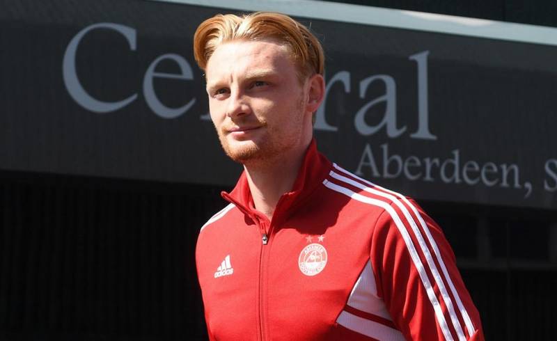 Liam Scales relishing pressure at ‘massive club’ Aberdeen during loan spell from Celtic