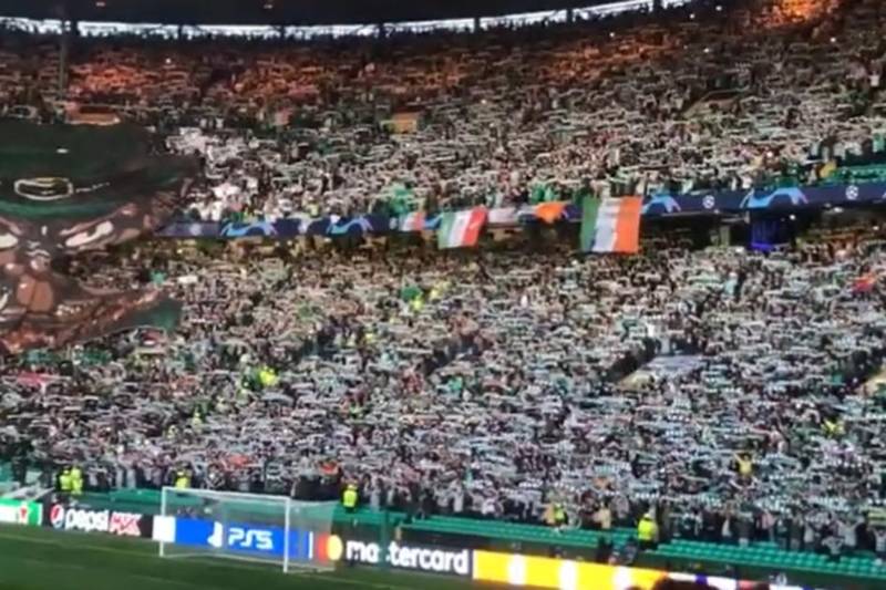 Celtic Park atmosphere during You’ll Never Walk Alone leaves Spanish media stunned