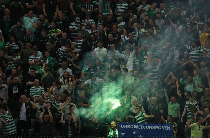 Daily Mail and Guardian reporters share their anger at Celtic fans banners