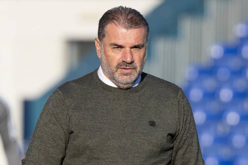 Ange Postecoglou reacts as Celtic boss quizzed over UEFA ‘F*** the Crown’ banner probe