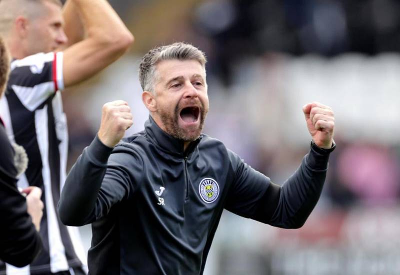 Stephen Robinson urges St Mirren not to get carried away after beating Celtic