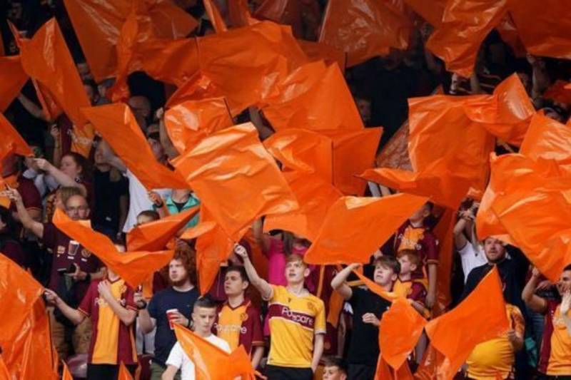 Motherwell fans protest Celtic kick-off time with ‘F*** Premier Sports’ banner