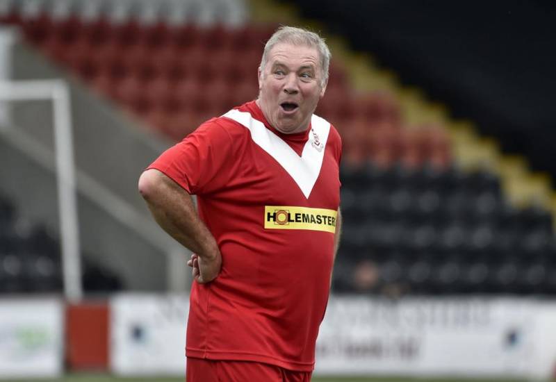 Ally McCoist’s furious Rangers charity game referee protest that almost landed Celtic touchline ban