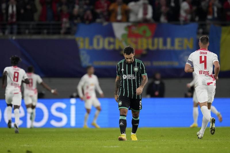 Celtic left to sweat over Callum McGregor injury as defeat by RB Leipzig leaves no margin for error