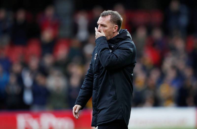 Brendan Rodgers vicously trolled by Leicester fans as former Celtic boss feels the heat