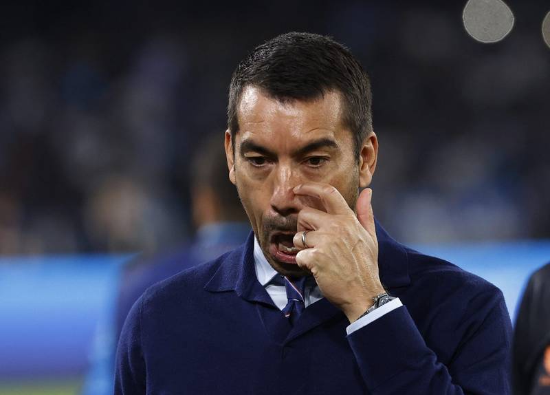 Broken man van Bronckhorst clings on with face saving 3-0 defeat to Napoli