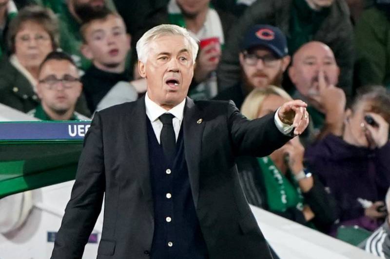 Real Madrid manager Carlo Ancelotti targets Champions League win against ‘intense’ Celtic and last 16 seeding