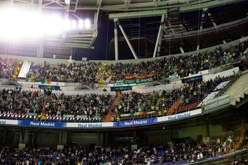 Brilliant: Celtic Fans Hijack Bernabeu Post-Match