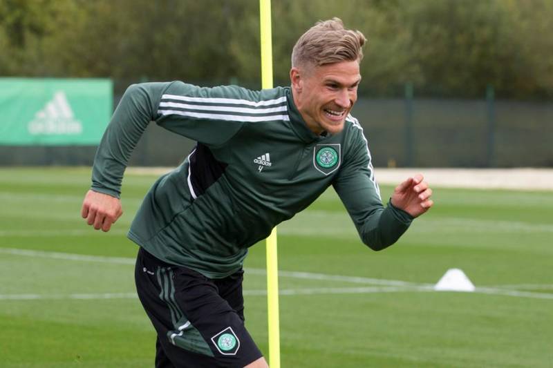 Celtic centre half Carl Starfelt vows to put Champions League injury heartache behind him after return