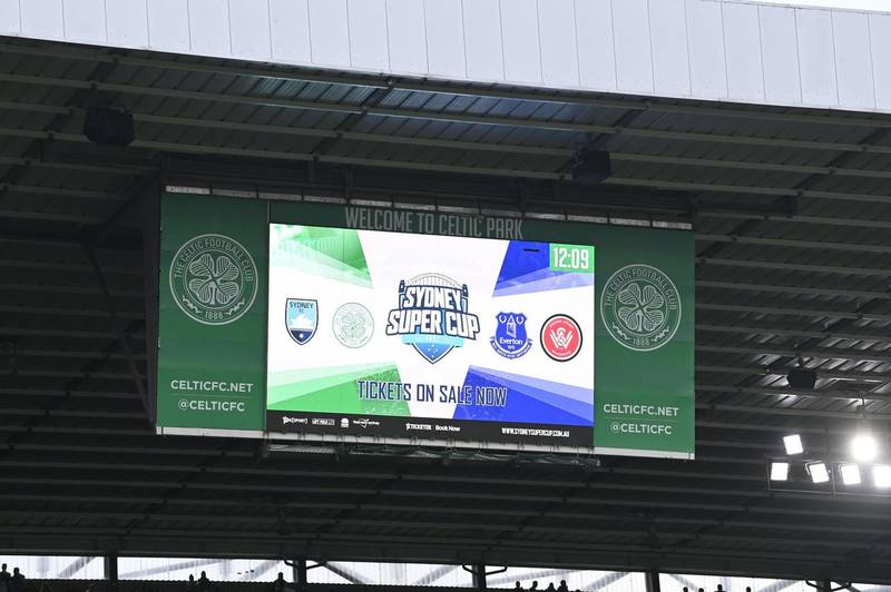 Celtic v Everton kick-off switch as Sydney Super Cup clash moved to middle of night in UK