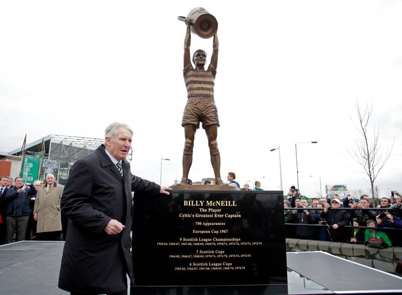 Watch the unveiling of the Billy McNeill statue