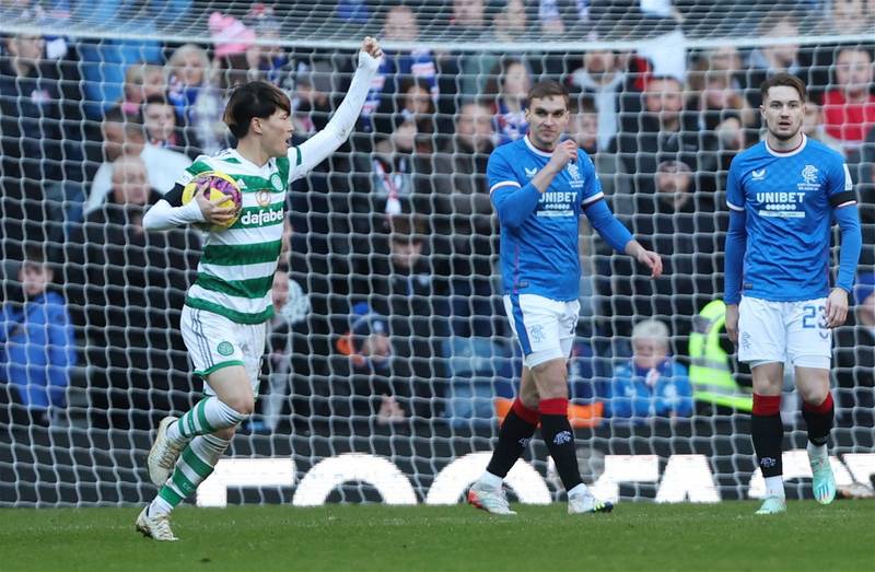 Enjoy the enemy fan-cam as Kyogo scores at Ibrox