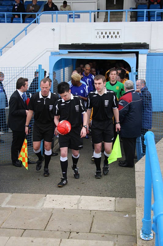 The linesman’s reaction to another Sevco red card advantage was interesting