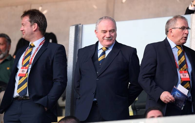 The other officials beyond Douglas Ross for Celtic’s Scottish Cup tie against St Mirren