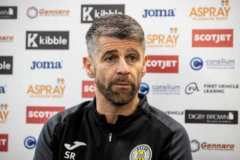 Beating Celtic ‘not an impossible task’ for St Mirren, says Robinson