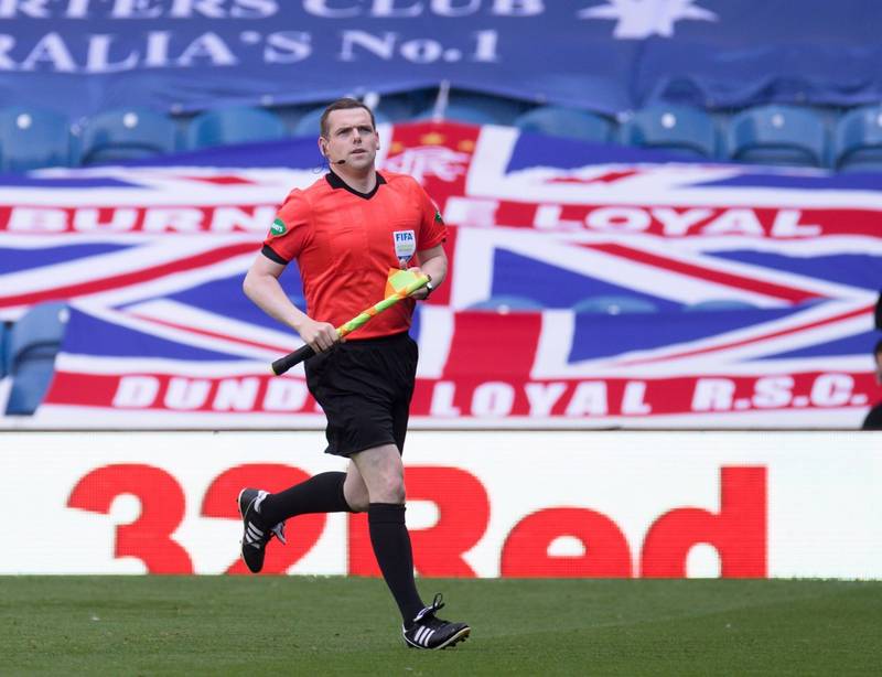 Watch how Douglas Ross reacted to Green Brigade banner and chanting