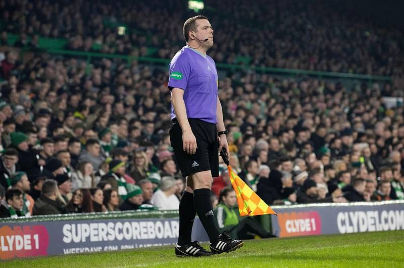 Celtic fans’ Douglas Ross banner branded ‘unacceptable’ as former referee asks: ‘How does that get allowed in?’