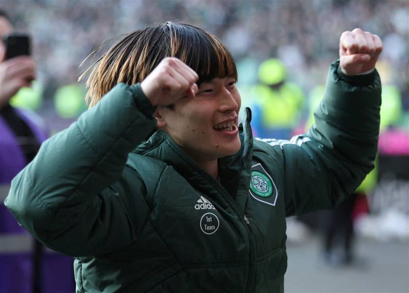 Watch Kyogo and Jota break Police lines to celebrate with Celtic fans at Hampden