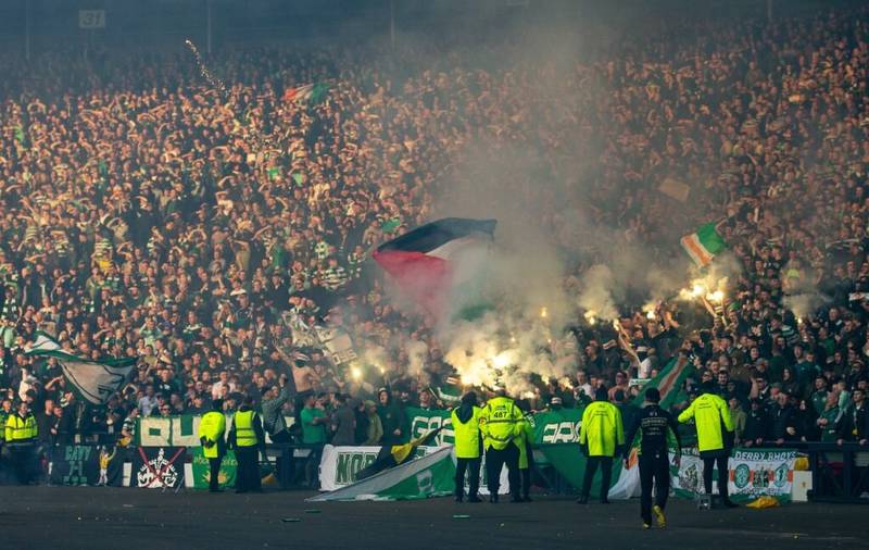 Green Brigade’s Class Banner Mocking Rangers Support