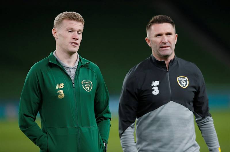 Ireland star shows off his new Celtic kit