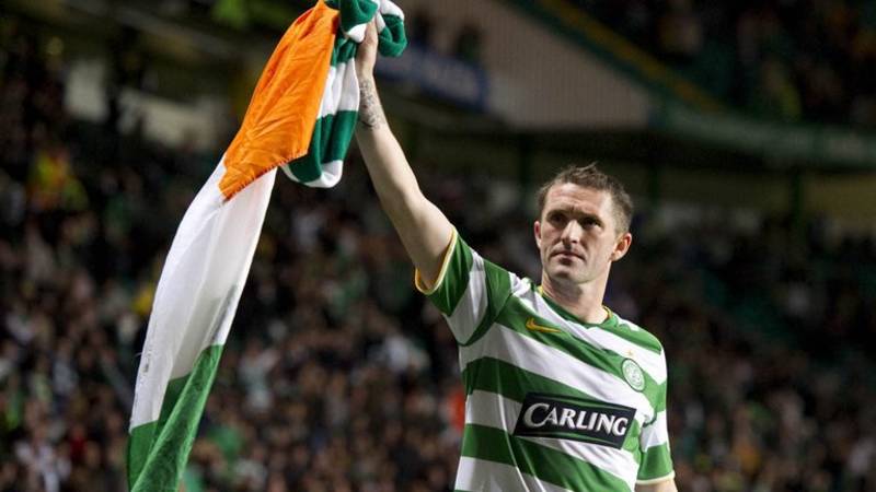 Robbie Keane Rocks New Celtic Shirt