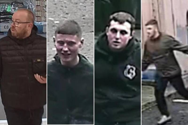 CCTV of 11 people released after Celtic v Rangers cup final clash