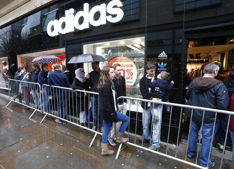 Pictured- Fan gets his hands on the new Adidas Celtic Samba