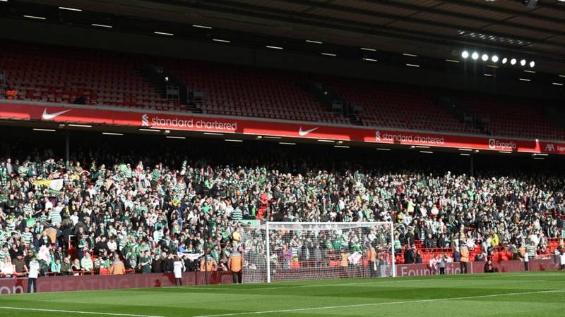 Video: Outstanding Celtic Fans Show Their Class at Anfield