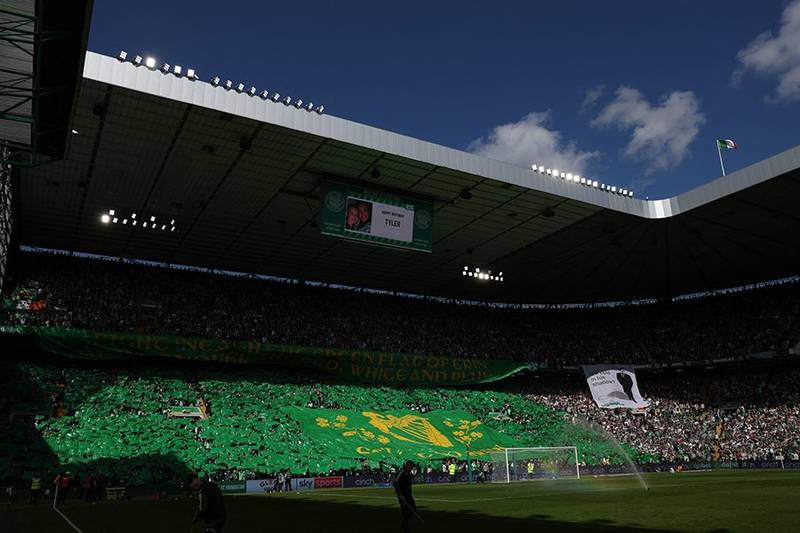 Tremendous Celtic Derby Fan Displays