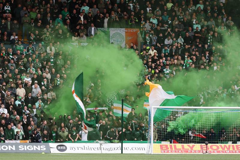 Watch Kyogo lead the Rugby Park celebrations as Ange acknowledges a certain chant