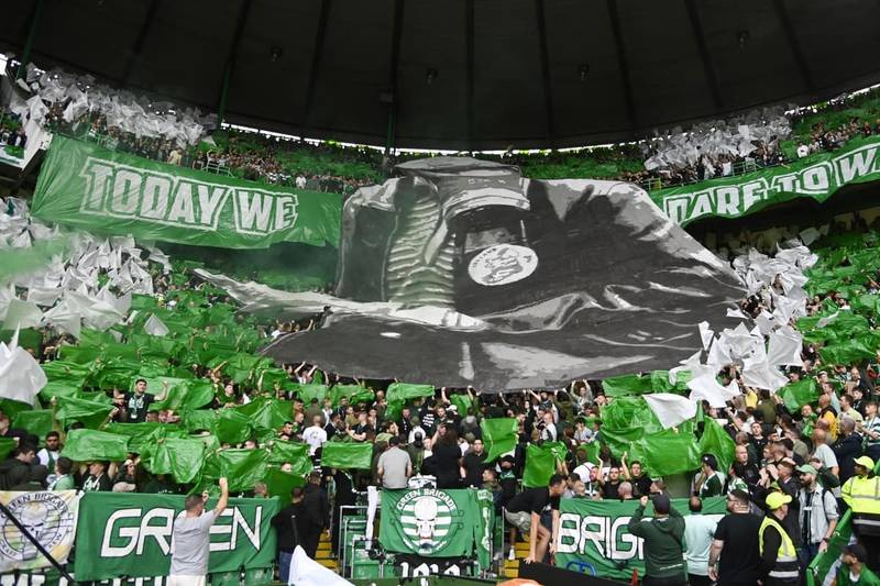 Celtic fans reveal plans for full stadium tifo – but funds needed to meet huge cost